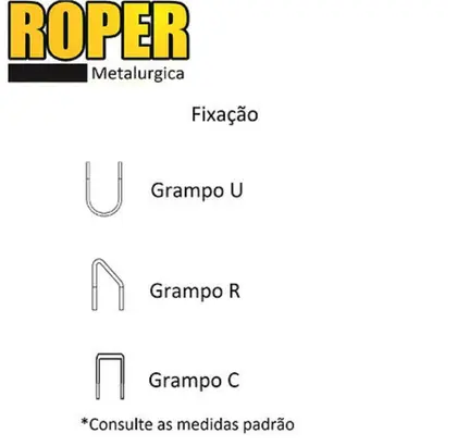 Fixação e grampos